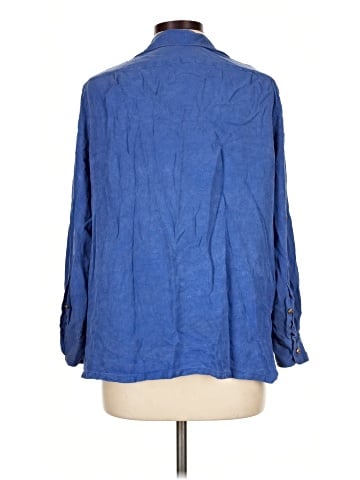 Lauren by Ralph Lauren Long Sleeve Silk Top (view 2)