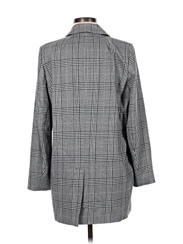 Madewell Caldwell Double-Breasted Blazer in Plaid (view 2)