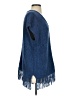 Purejill Blue Poncho Size S - photo 4