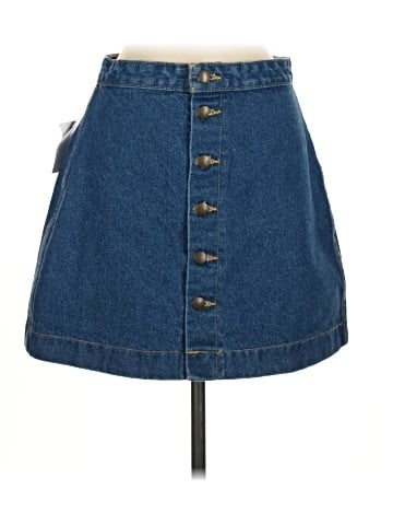 American Apparel Denim Skirt (view 1)