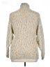 Kookai Tweed Tan Turtleneck Sweater Size XL (estimated) - photo 2