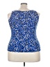Calvin Klein Blue Sleeveless Blouse Size XL - photo 2