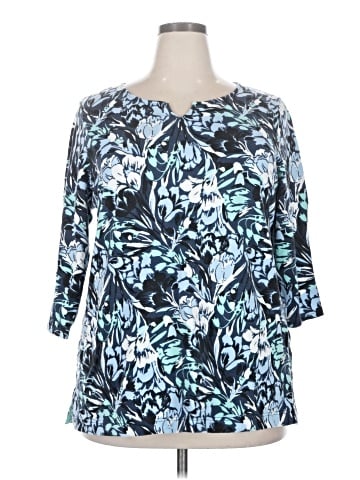 Croft & Barrow 3/4 Sleeve Blouse (view 1)