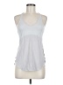 Lululemon Athletica 100% Polyester Silver Active Tank Size 4 - photo 1