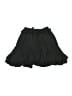 Storets 100% Polyester Solid Black Casual Skirt Size S - photo 1