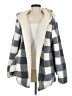 Timing 100% Polyester Checkered-gingham Gray Coat Size M - photo 1