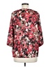 Blair 100% Polyester Red 3/4 Sleeve Blouse Size M - photo 2