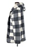 Timing 100% Polyester Checkered-gingham Gray Coat Size M - photo 5