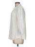 Tibi 100% Cotton Ivory 3/4 Sleeve Blouse Size 8 - photo 5