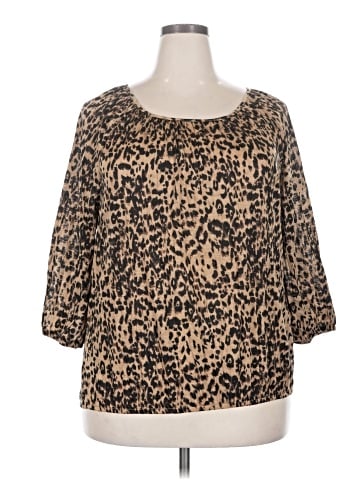 Faded Glory 3/4 Sleeve Blouse (view 1)