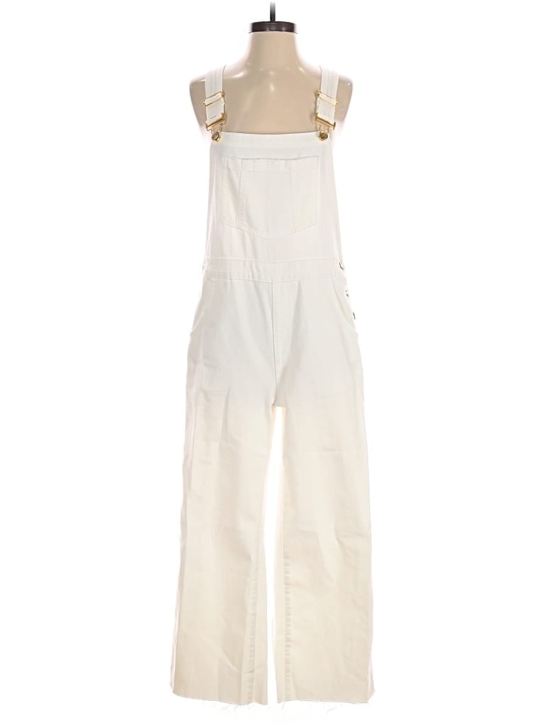 Pre-owned Show Me Your Mumu Overalls In Ivory
