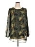 Zac & Rachel 100% Polyester Green Long Sleeve Blouse Size XL - photo 1