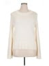 H By Halston 100% Merino Extra Fine Wool Ivory Wool Pullover Sweater Size XL - photo 1