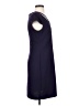 Connected Apparel Solid Blue Casual Dress Size 4 - photo 4