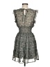 Trixxi 100% Polyester Paisley Gray Cocktail Dress Size M - photo 2