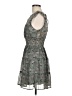 Trixxi 100% Polyester Paisley Gray Cocktail Dress Size M - photo 5