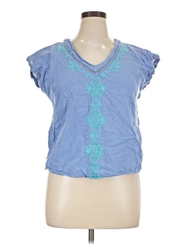 Sigrid Olsen Short Sleeve Top (view 1)
