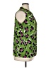 Worthington Animal Print Green Sleeveless Blouse Size 1X - photo 4
