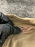 Eberjey 100% Linen Tan 3/4 Sleeve Button-Down Shirt Size L - photo 7