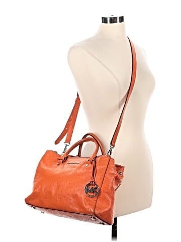 MICHAEL Michael Kors Leather Satchel (view 2)