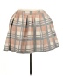 Unbranded 100% Cotton Plaid Tan Casual Skirt Size M - photo 1