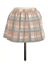 Unbranded 100% Cotton Plaid Tan Casual Skirt Size M - photo 2