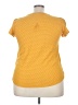 Hilary Radley 100% Polyester Yellow Short Sleeve Top Size XL - photo 2