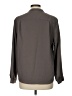 Nine West 100% Polyester Gray Long Sleeve Blouse Size L - photo 2