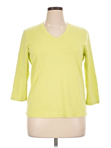 Chico's 3/4 Sleeve T-Shirt (view 1)
