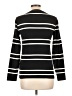 J.Crew 100% Cotton Stripes Black Pullover Sweater Size L - photo 2
