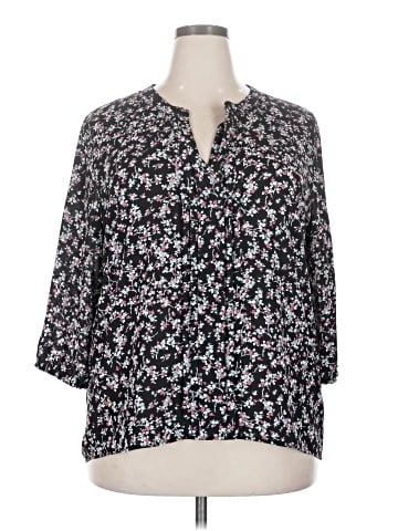 41Hawthorn 3/4 Sleeve Blouse (view 1)