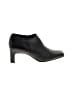 Liz Claiborne 100% Leather Black Ankle Boots Size 9 - photo 1