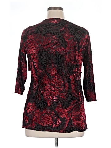 Roz & Ali 3/4 Sleeve Blouse (view 2)