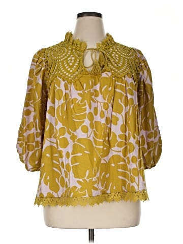 Sundance 3/4 Sleeve Blouse (view 1)