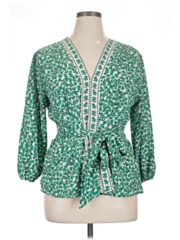 Max Studio 3/4 Sleeve Blouse (view 1)
