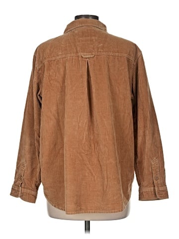 American Eagle Outfitters Long Sleeve Button-Down Shirt (view 2)