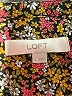 Ann Taylor LOFT 100% Polyester Floral Brown Long Sleeve Blouse Size L - photo 7