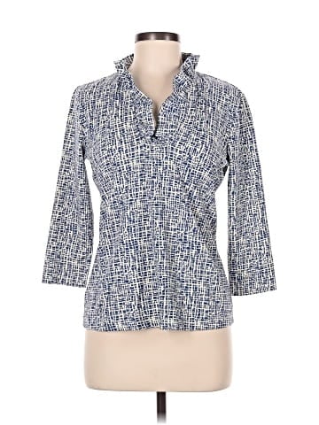 J. McLaughlin 3/4 Sleeve Button-Down Shirt (view 1)