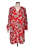 Express 100% Polyester Red Casual Dress Size L - photo 1
