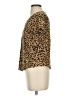 Old Navy Animal Print Brown Short Sleeve Top Size S - photo 5