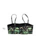 Old Navy Tropical Black Swimsuit Top Size M - photo 2