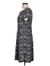 Connected Apparel Paisley Gray Casual Dress Size 12 - photo 5