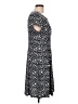 Connected Apparel Paisley Gray Casual Dress Size 12 - photo 4