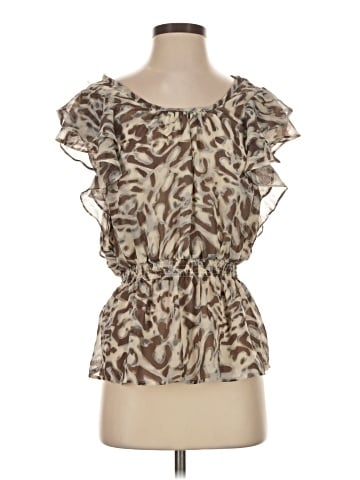Mind Code Short Sleeve Blouse (view 1)