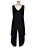 Nicole Miller New York Solid Black Jumpsuit Size XL - photo 2
