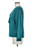 Coldwater Creek 100% Polyester Teal Long Sleeve Blouse Size M (petite) - photo 5