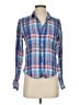 Frank & Eileen Plaid Blue Long Sleeve Button-Down Shirt Size XS - photo 1