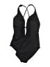 Laundry by Design Solid Black One Piece Swimsuit Size M - photo 1