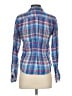 Frank & Eileen Plaid Blue Long Sleeve Button-Down Shirt Size XS - photo 2