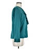 Coldwater Creek 100% Polyester Teal Long Sleeve Blouse Size M (petite) - photo 4